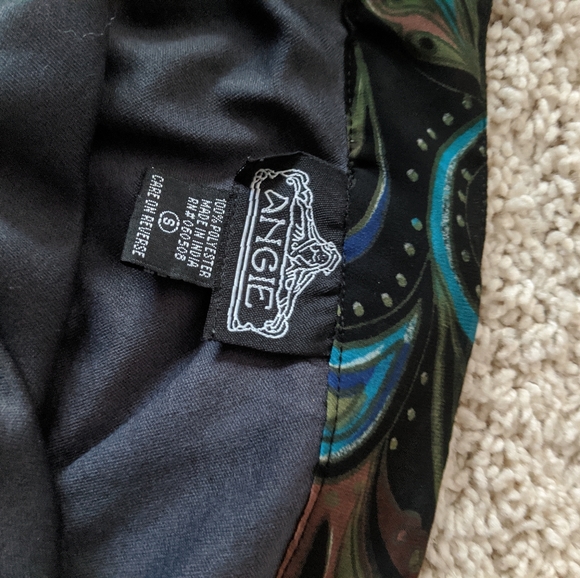 Dress peacock coloring small - Picture 2 of 2